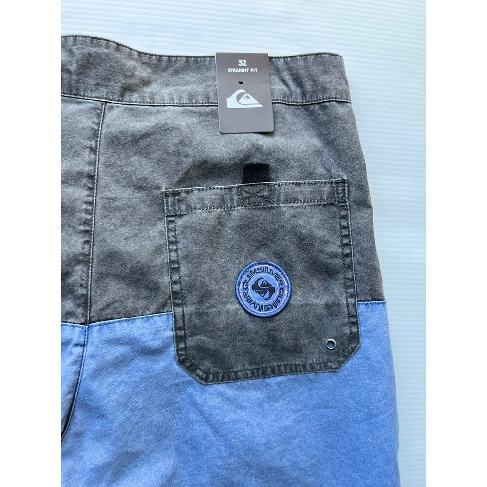 Quiksilver Originals Barby Point Walk Shorts 32 Straight Fit Cotton Poplin - Picture 4 of 12